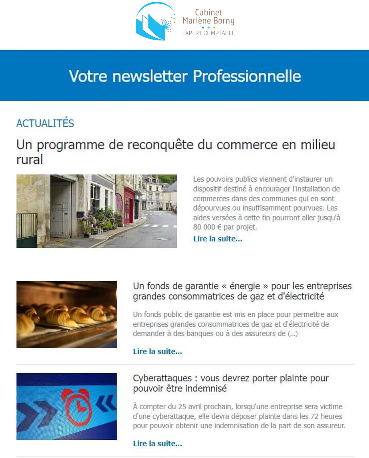 Votre newsletter